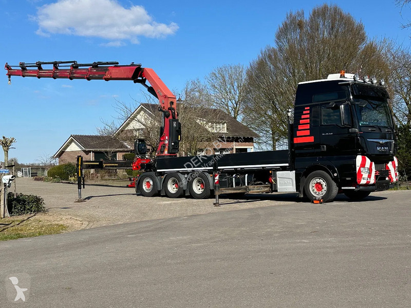 Camion MAN 35.480!!8x4 TRIPLE!!HIAB...