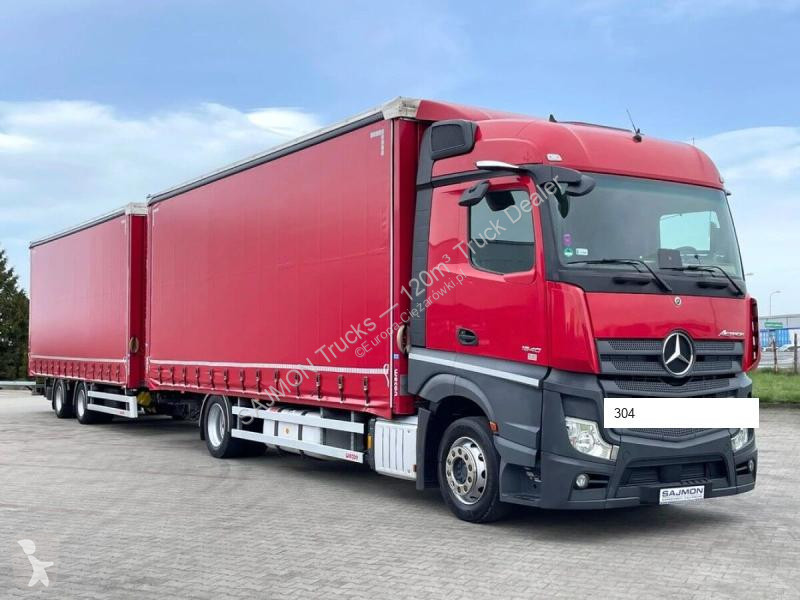 Lastbil med släp Mercedes ACTROS / ZESTAW...