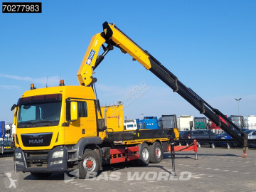 Camion MAN 26.480 TGS 6X4 HMF 5020-K6 Crane Kran Hydrodrive Lift+Lenkachse Euro 6
