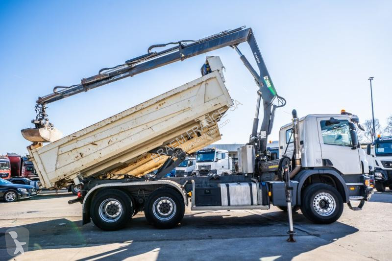 Camion Scania P 400 // BIBENNE // RUE HIAB 16...
