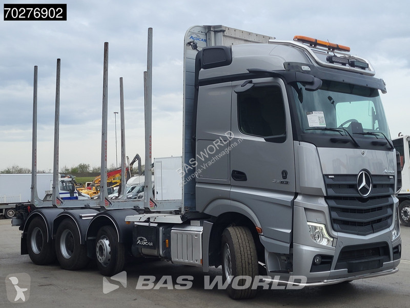 Camion Mercedes 3563 8X4 Timber truck wood...