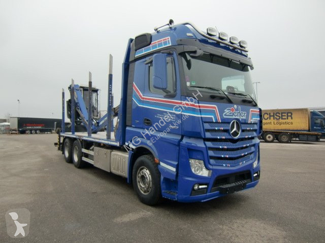 Camión Mercedes Actros 2653 6x4 Holz Palfinger...