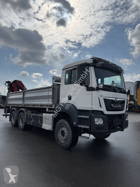 شاحنة MAN TGS 26.430 6x4 3-Seitenkipper, HMF...