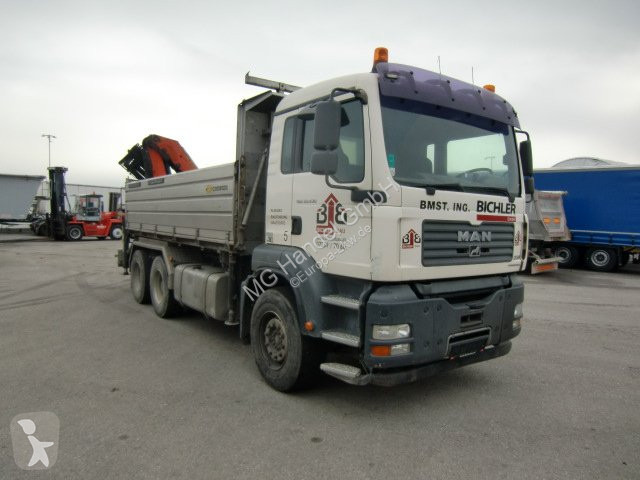 Lastbil MAN TGA 33.430 6x4 Kipper, Manuel, E4...