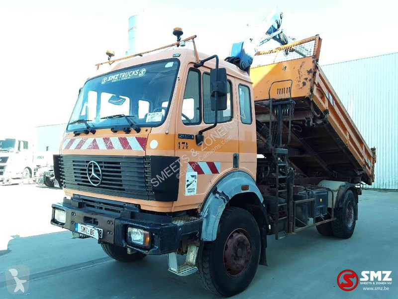 Camion Mercedes SL top condition tipper-crane