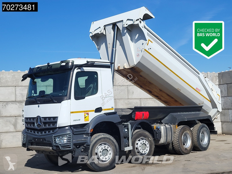 شاحنة Mercedes 3246 8X4 16m3 Bennes Marrel...