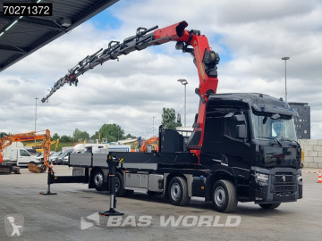 Camion Renault C 520 8X2 Palfinger PK65002 SH Crane Jib Winch Lift+steering Axle Euro 6