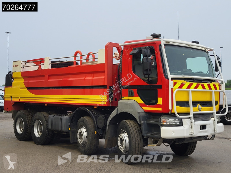 Vrachtwagen Renault 410 8X4 Telma Sides CCF...