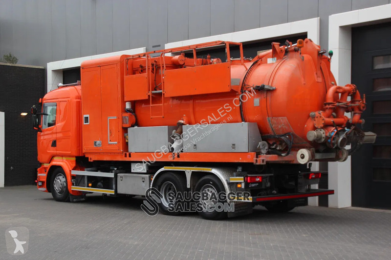Camion Scania R520 V8 KOKS MegaVac oader 8000...