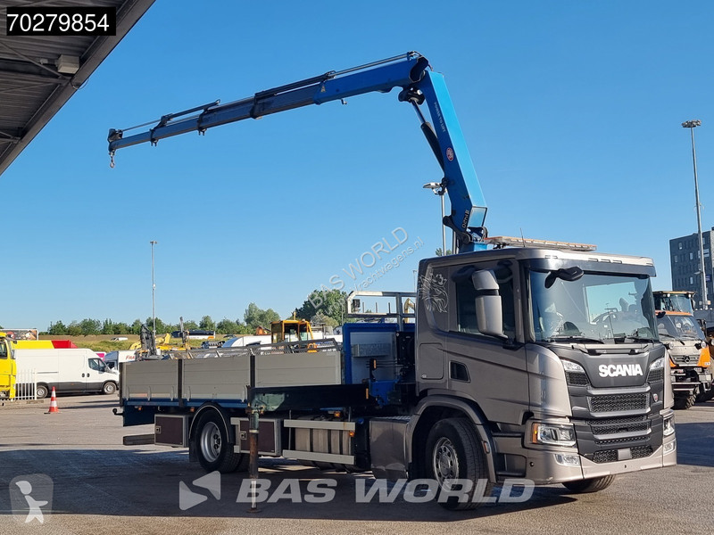 Camion Scania P280 4X2 HMF 1420K-RC Kran Crane...
