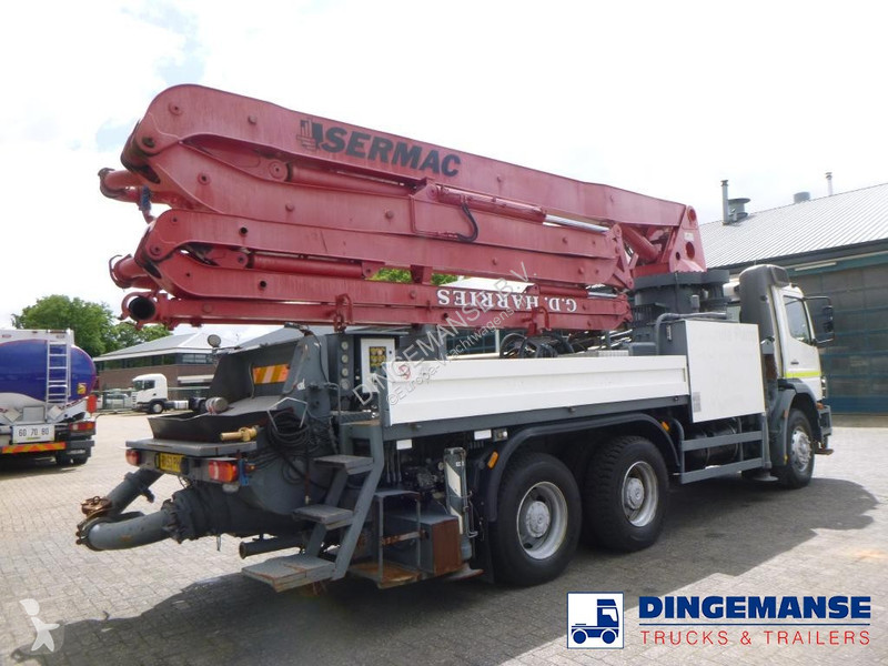 Camion Mercedes 6x4 Sermac SCL120 concrete pump
