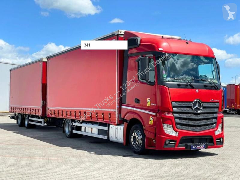 Lastbil med släp Mercedes ACTROS / ZESTAW...