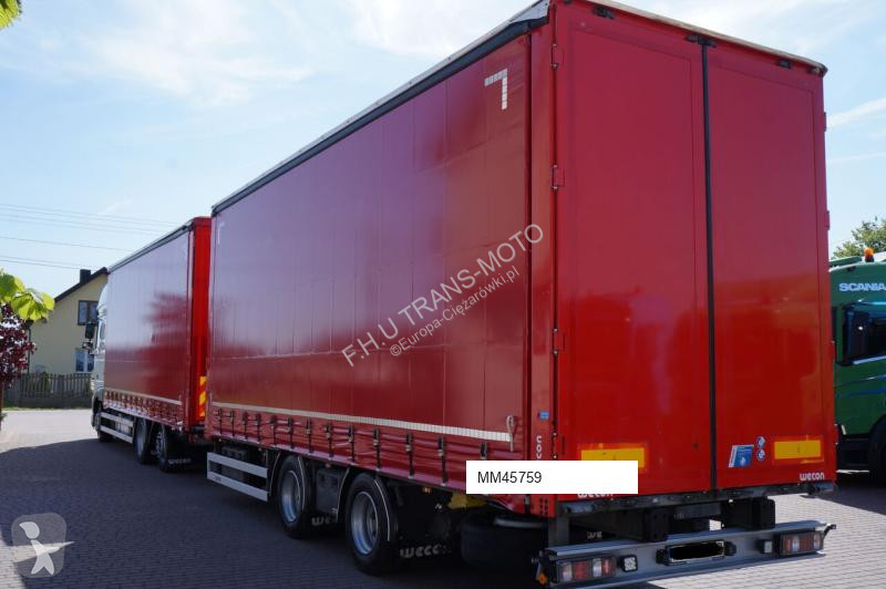 Camion remorque DAF XF 480 EURO 6 ZESTAW TANDEM...