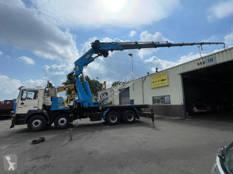 Lastbil MAN Heila 90.000 6S Crane 8x4 Full...