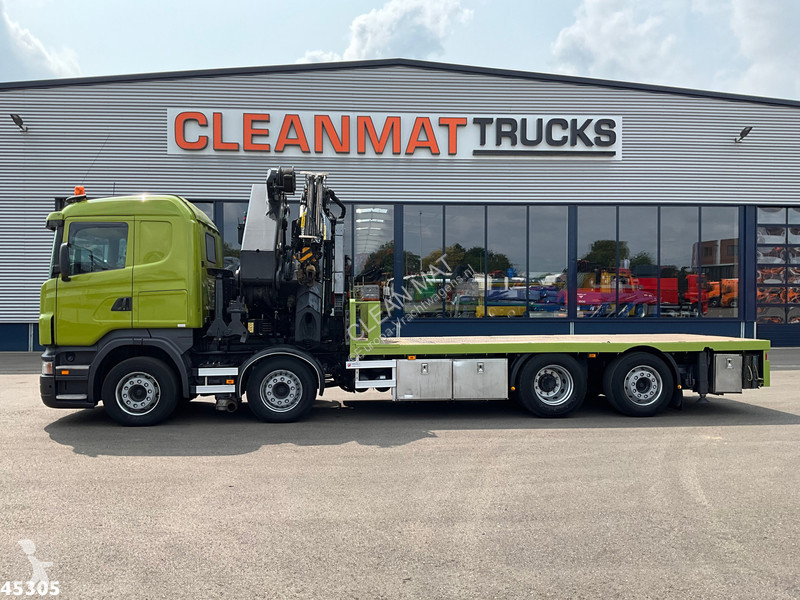 Camion Scania 8x2 manual Palfinger 85 Tonmeter...