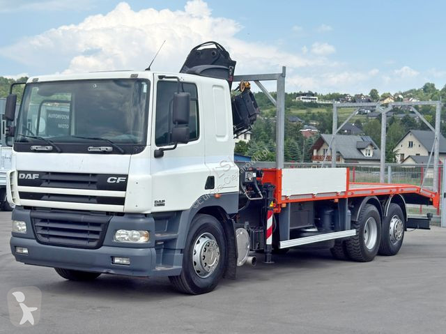 Lastbil DAF 85380*ABSCHLEPPWAGEN 7,20m+ HIAB...