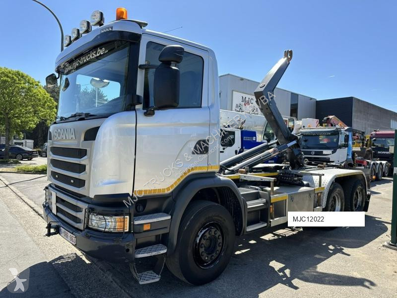 Camión Scania G450 6x4 HAAKSYSTEEM AJK 20T -...