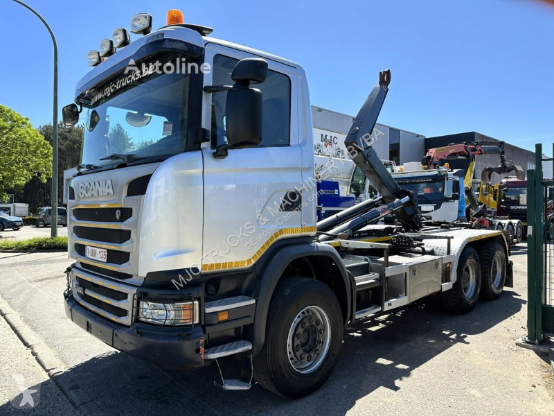 Camión Scania G450 6x4 HOOKLIFT AJK 20T -...