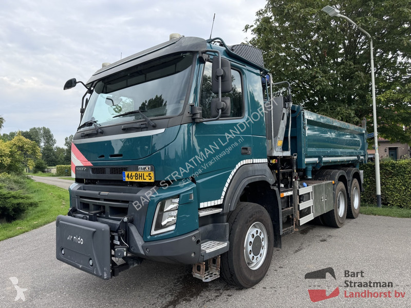 Camião Volvo FMX 370 6x6 Euro 6 met 2 zijden...
