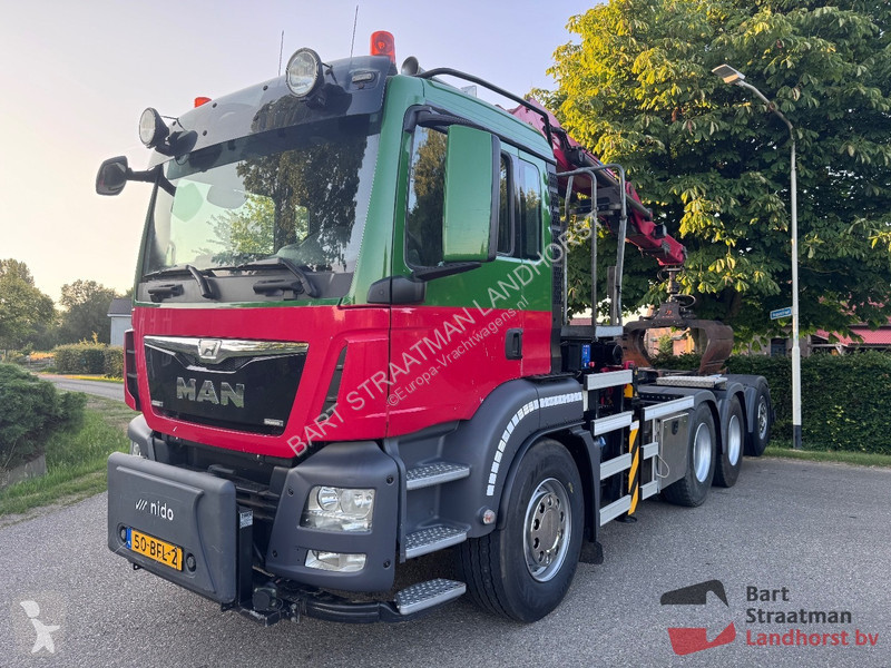 Kamion MAN 35.440 8x4 Euro 6 met HYVA 26 Ton...