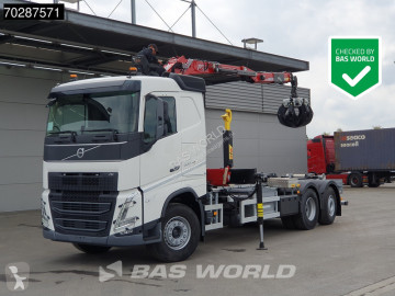 Camion Volvo FH 500 6X2 Penz Crane 15Z9.50R HYVA 20-57-S Hooklift Lift+steering Automatic Euro 6