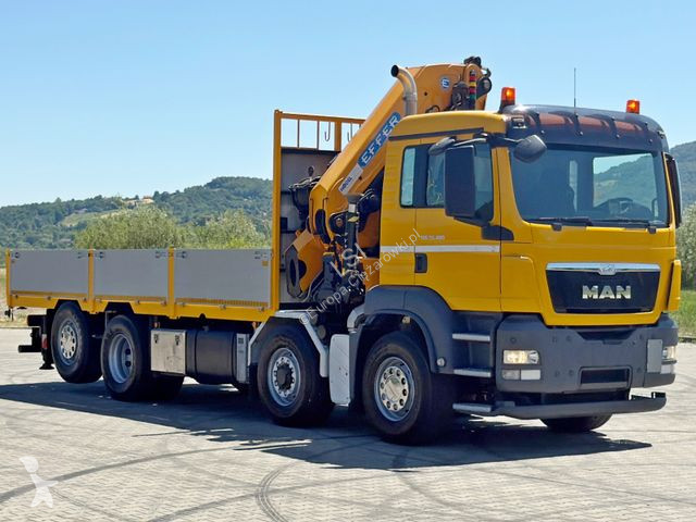 Kamion MAN 35.480 * EFFER 395/6S + FUNK / 8x4