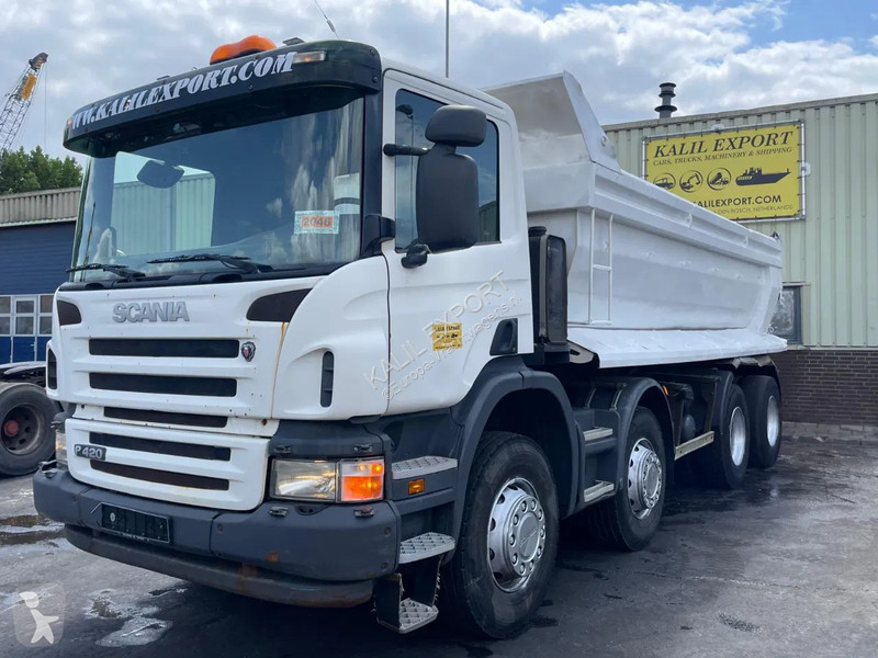 Camion Scania P420 Kipper 8x4 Manual earbox Big...