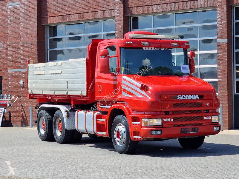 Camion Scania T124-420 6x4 - Tipper - Retarder...