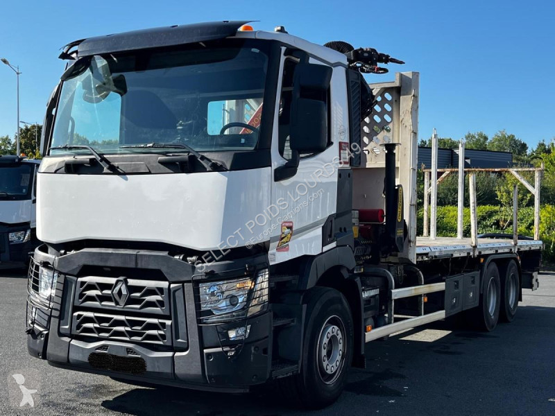 Kamion Renault C-380 6X2 PLATEAU GRUE C-Series