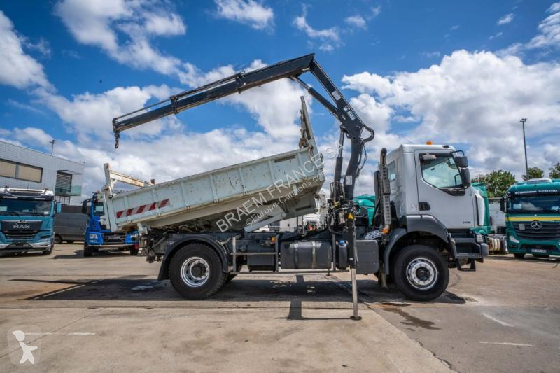 Lastbil Renault KERAX 370 DXI + I BENNE+HIAB...