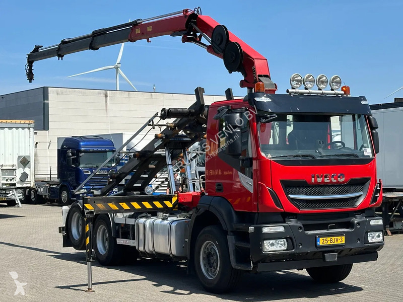 Camion Iveco 400 6x2 HMF 1720 K3 Kraan Met 24T...
