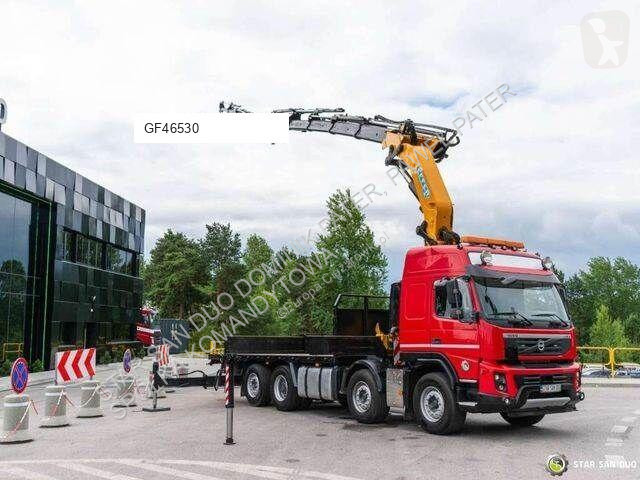 Kamion Volvo FMX 500 8x2 Effer 585 Fly Jib...