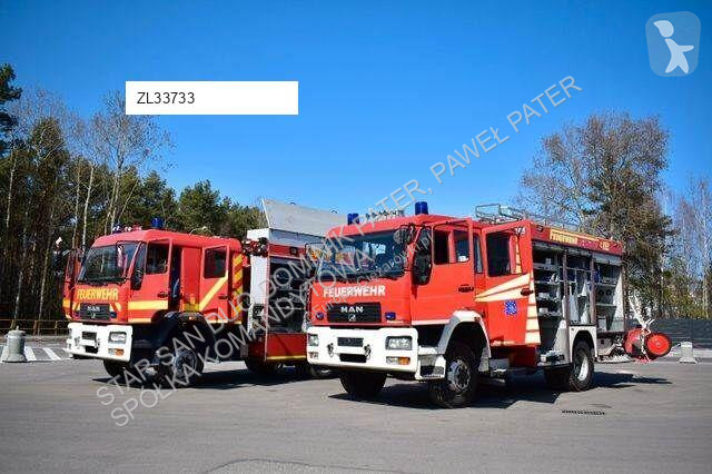 Camion MAN 4x4 Firetruck Feuerwehr DOKA...