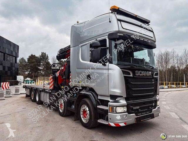 Camion Scania R730 8x2 Fassi F990 Fly Jib 30m...