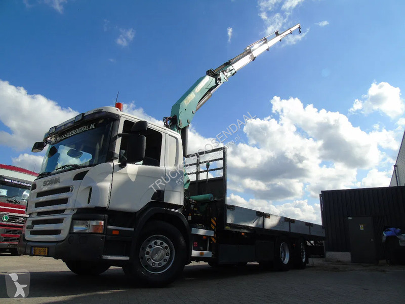 Camion Scania P 380 + PAFINGER PK18.500 5x...