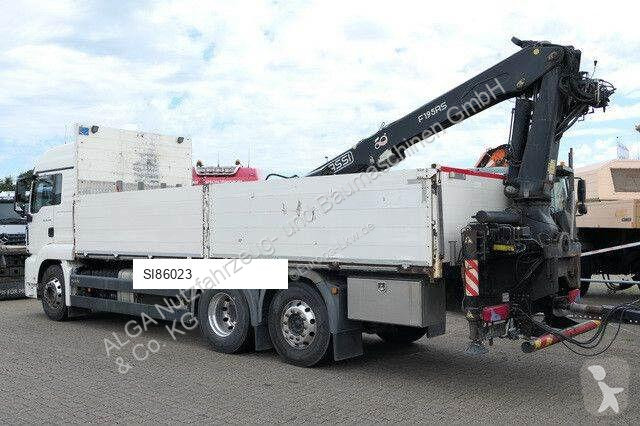 Lastbil MAN TGS LL 6x2, Kran Fassi F195AS.22,...