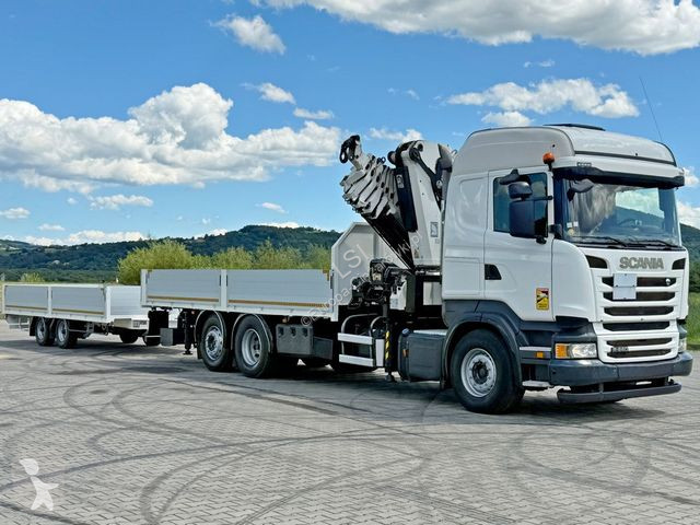 Kamion s návěsem Scania R440 * HIAB 422 E-6...