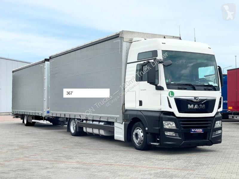 Camion remorque MAN TGX 18420 / PRZEJAZDOWY /...