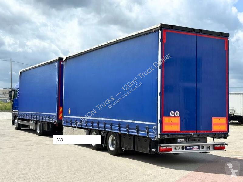 Camion remorque MAN TGX 18420 / PRZEJAZDOWY /...