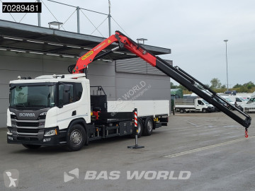 Camion Scania L P410 6X2 NEW! Palfinger PK24-001 SD 5 Kran Crane Retarder ift+steering axle