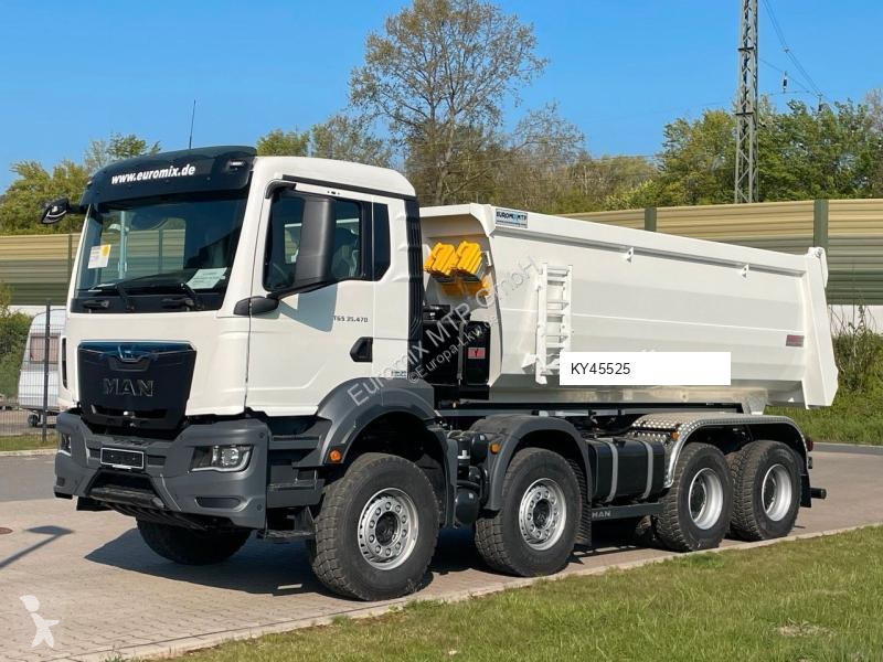 Lastbil MAN TGS 35.470 BB 8X4 Mulden Kipper 10X...