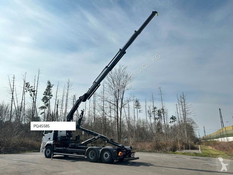 Lastbil MAN TGS 26.470 6x2 Abrollkipper + Kran...
