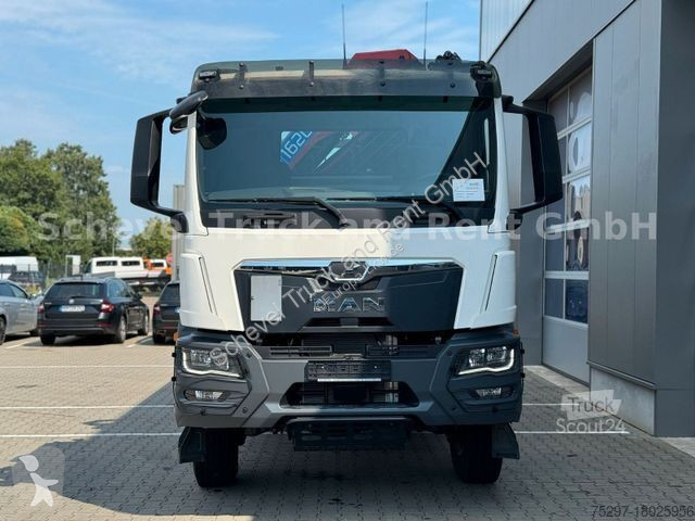 Lastbil MAN TGM 4x4 BB Pritsche HMF 1620 /4x hydr
