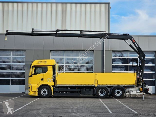 Lastbil MAN TGS 26.510 Pritsche + HIAB 228 -4...
