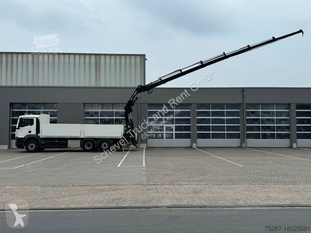 Lastbil MAN TGS 6x2-4 Pritsche HIAB 228-6 Funk ACC