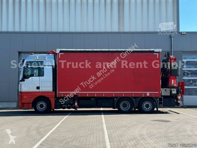 Lastbil MAN TGX 26.510 Pritsche/Plane PALFINGER...
