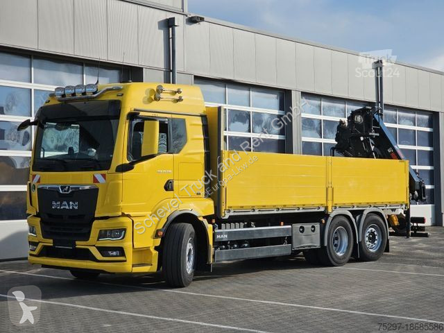 Lastbil MAN TGS 26.510 Pritsche + HIAB 228 -4...