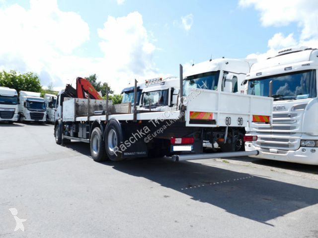 Lastbil Renault 370dxiPritsche/Kran*RETARDER*
