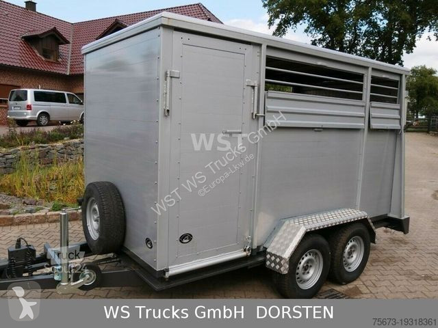 Kamion Einstock Tandem Viehanhänger
