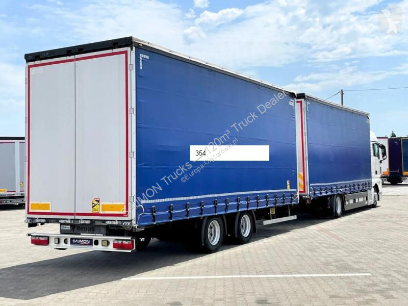 Camion remorque MAN TGX 18420 / PRZEJAZDOWY /...